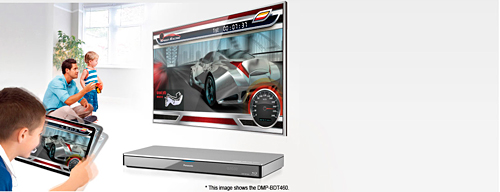 3D Blu-ray плеер Panasonic DMPBDT460, серебристый, функция Miracast DMPBDT460EE9 Blu-ray плеер Panasonic