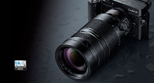 Телеобъектив Panasonic H-RS100400E, защита от влаги и пыли открывает новые пути для творчества H-RS100400E телеобъектив Panasonic