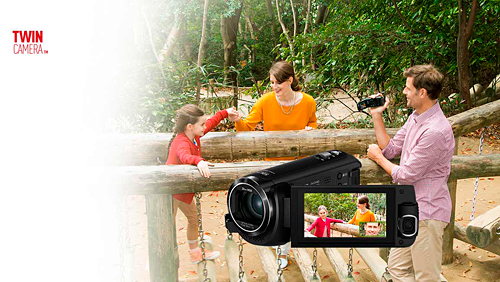 HC-W580 цифровая видеокамера Панасоник, функция Twin Camera HC-W580EE Panasonic цифровая видеокамера