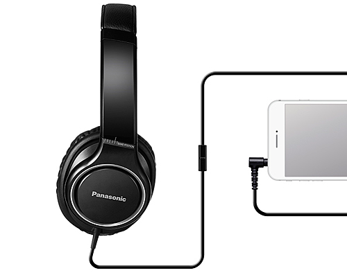 Наушники высокой четкости RP-HD6MGC Panasonic с микрофоном
