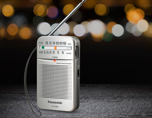 Радиоприемник Panasonic RF-P50DEG-S, легкая настройка и устойчивый прием Карманный радиоприемник Panasonic RF-P50D